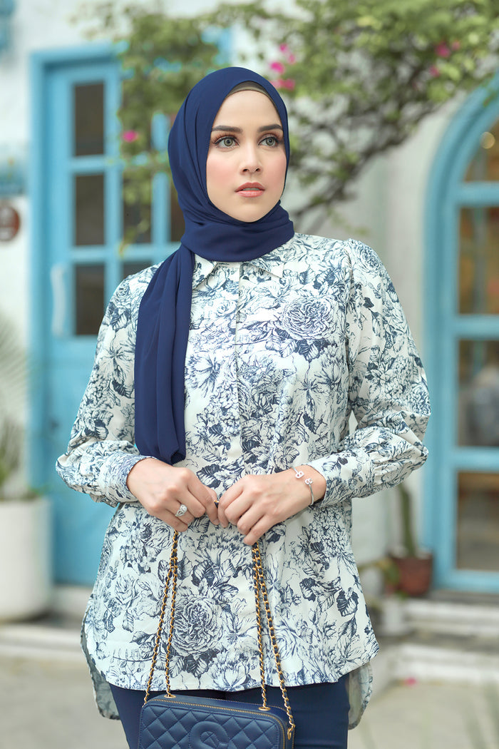 Everyday Shawl - Navy