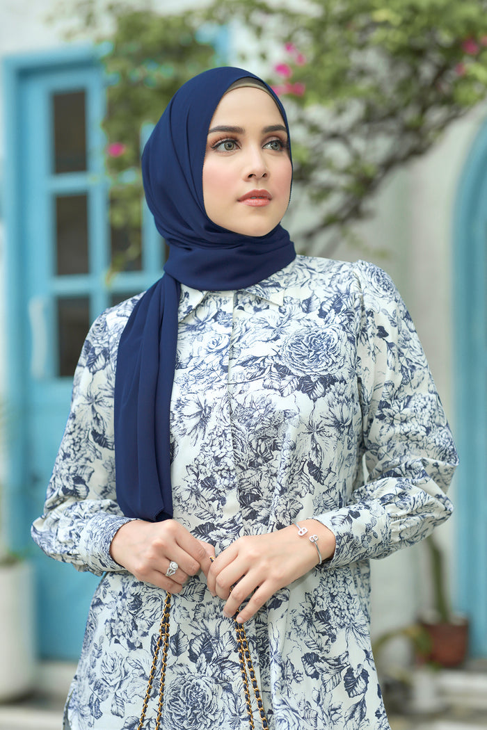 Everyday Shawl - Navy