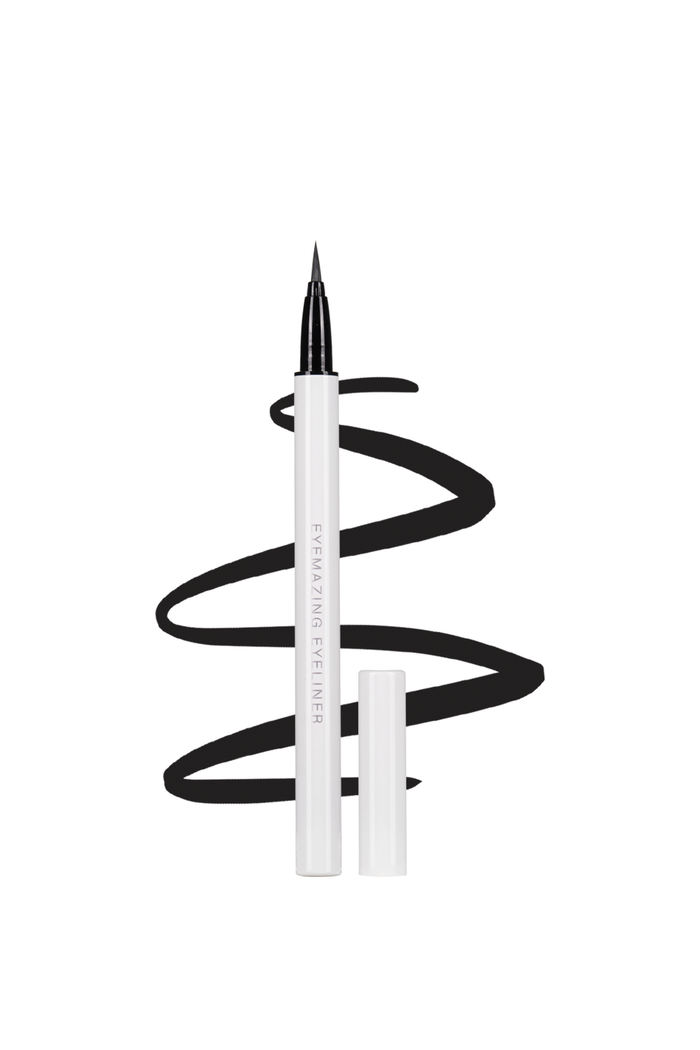 eyemazing eyeliner in black by buttonscarves beauty with 0.1 mm micro brush