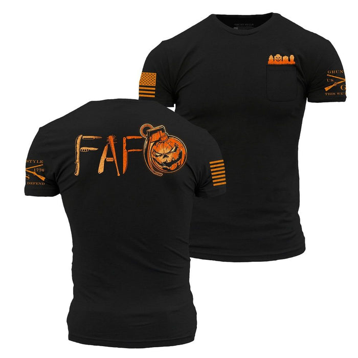 Grunt Style Found Out Pocket T-Shirt - Black T-Shirt