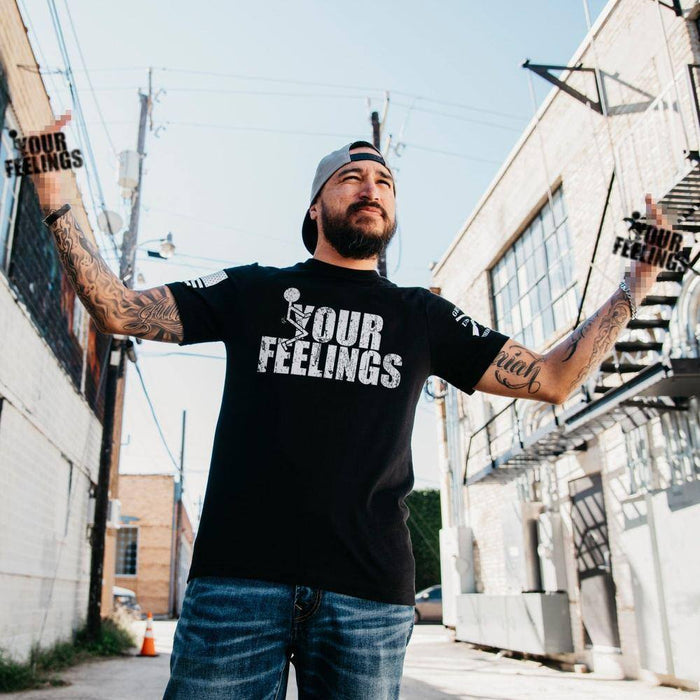 Black F*ck Your Feelings T-Shirt | Grunt Style