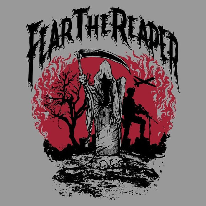 Fear The Reaper T-Shirt - Dark Heather Gray