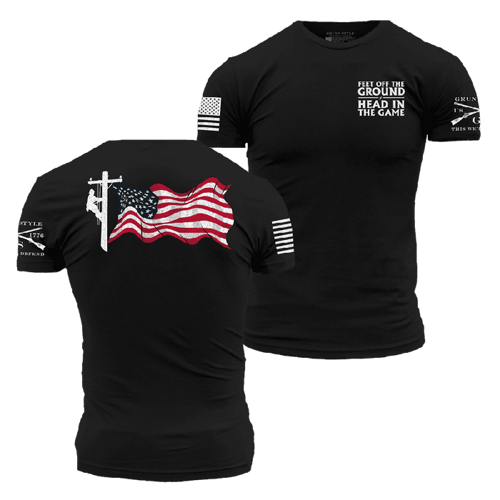 Feet Off The Ground T-Shirt - Black