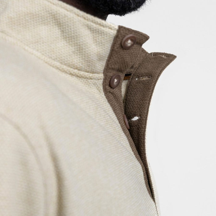 Grunt Style Fleece Henley - Sand