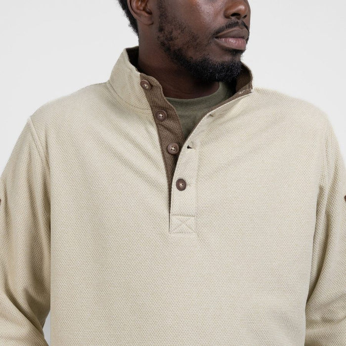 Grunt Style Fleece Henley - Sand