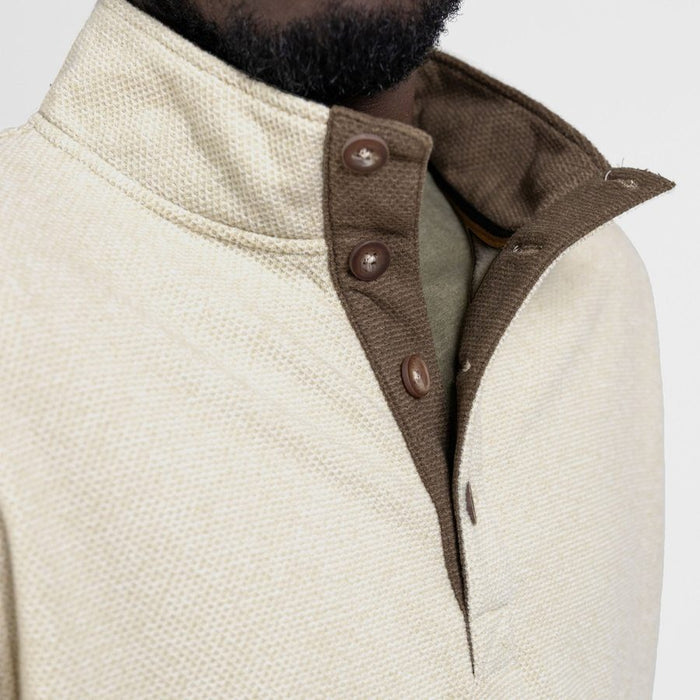 Grunt Style Fleece Henley - Sand