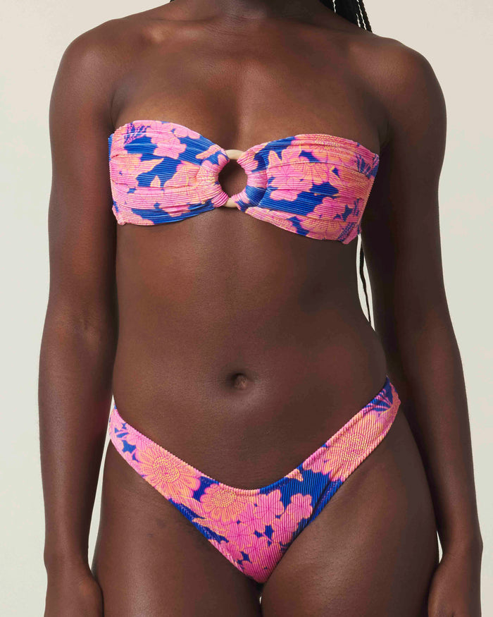 Fleur Ribbed Bandeau Set