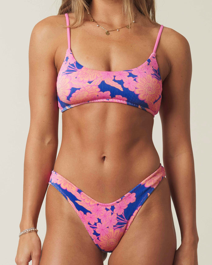 Fleur Ribbed Bralette Set