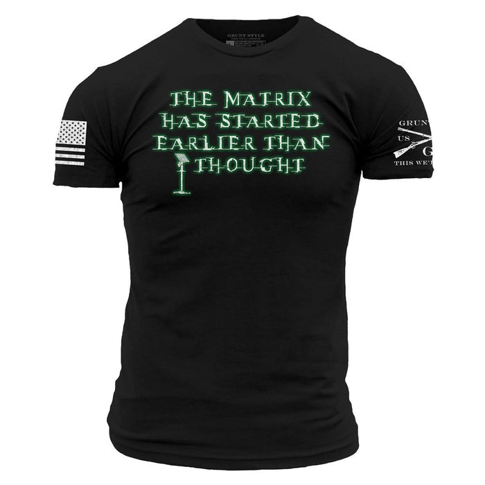 Flock Matrix T-Shirt - Black