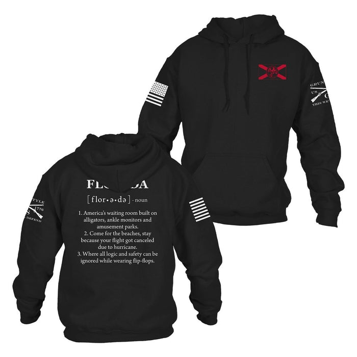 Grunt Style Florida Defined Hoodie - Black hoodies
