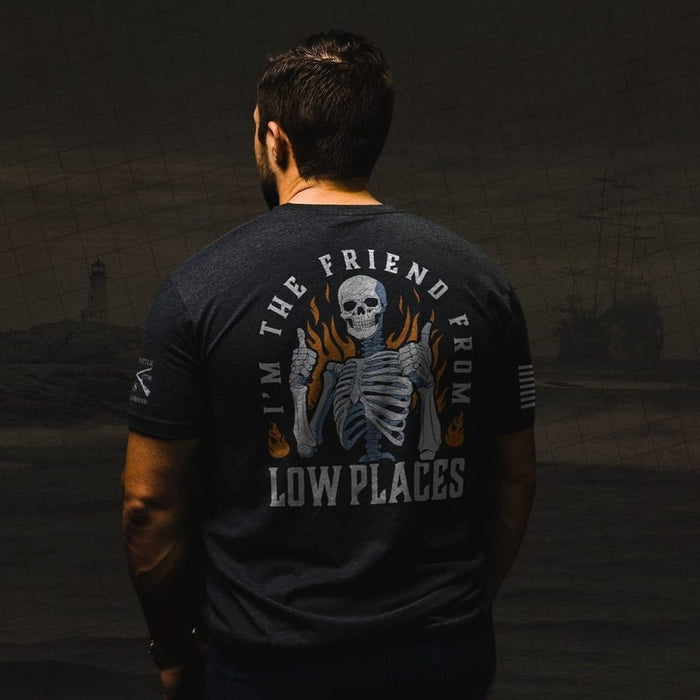 Friend From Low Places T-Shirt - Black