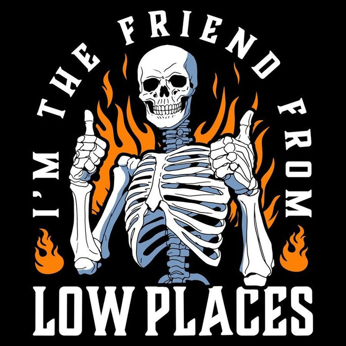 Friend From Low Places T-Shirt - Black