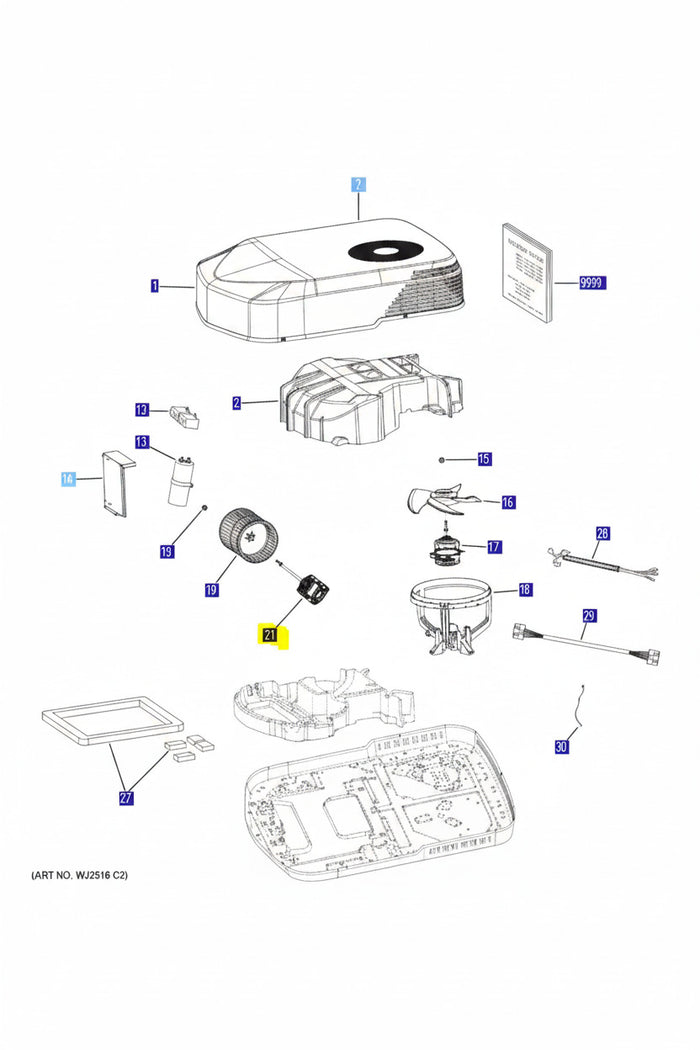 GE Appliances | Motor | WP94X32774 | Fits PLH, PLC, PLHS, PLCS Models