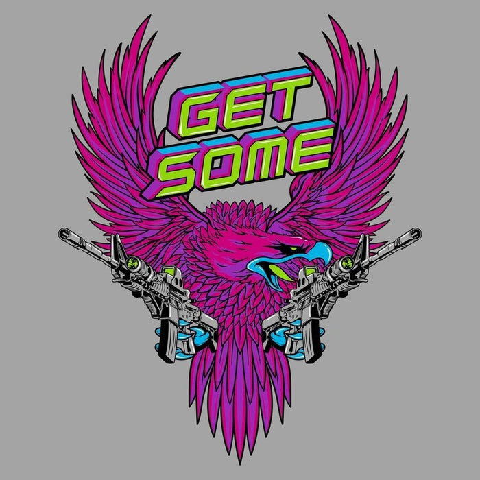 Grunt Style Get Some T-Shirt - Dark Heather Gray artwork