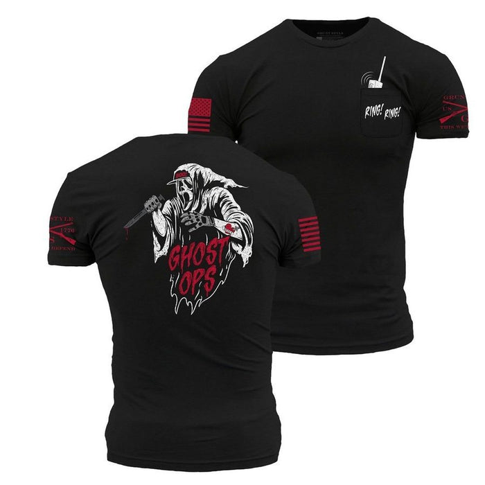 Grunt Style Ghost Ops Pocket T-Shirt - Black T-Shirt