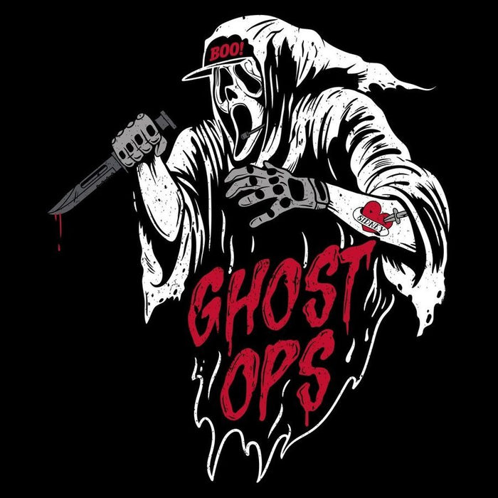 Grunt Style Ghost Ops Pocket T-Shirt - Black artwork