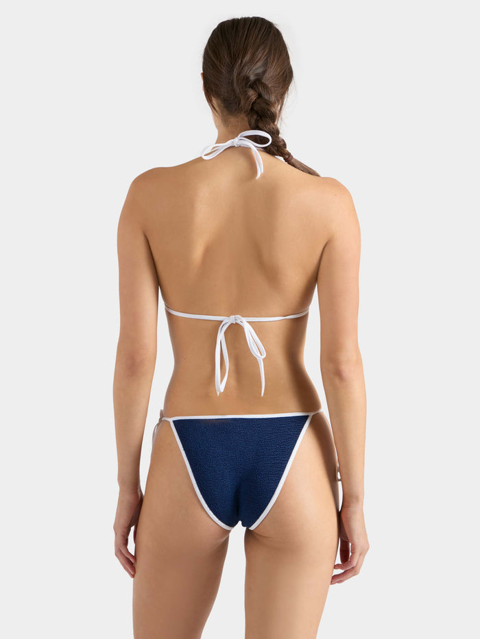 Gina Bikini Contrast - Navy/White