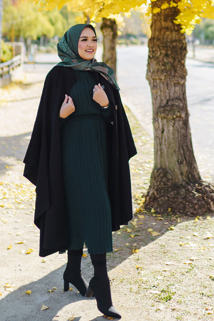 Ginkgo Voal Square - Seaweed