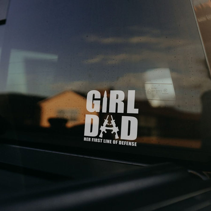 Girl Dad Decal
