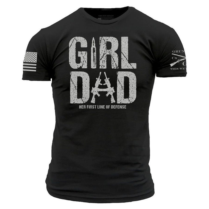 Grunt Style Girl Dad T-Shirt - Black T-Shirt