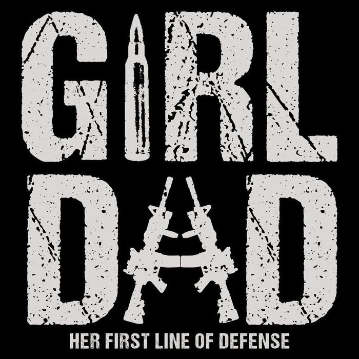 Grunt Style Girl Dad T-Shirt - Black artwork