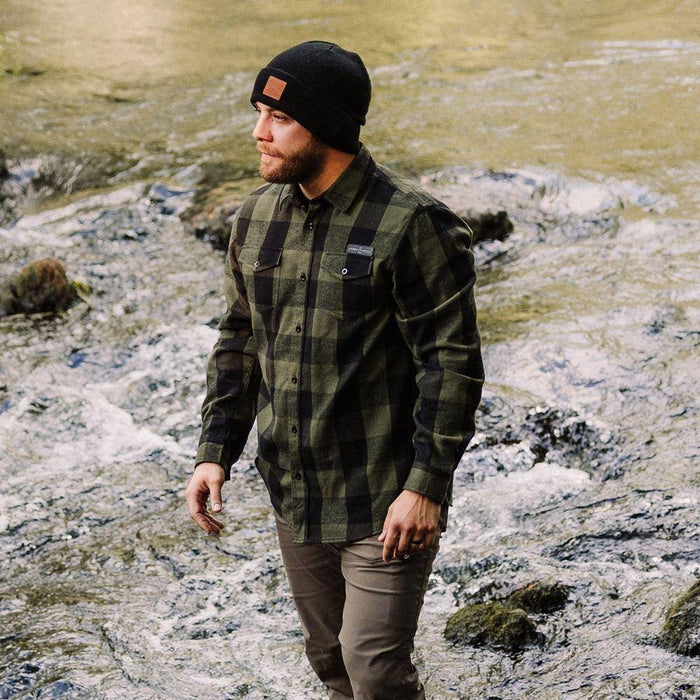 Grunt Style Men's GS Plaid Flannel - Green