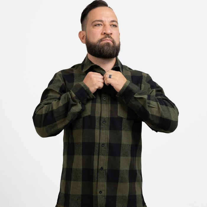 Grunt Style Men's GS Plaid Flannel - Green