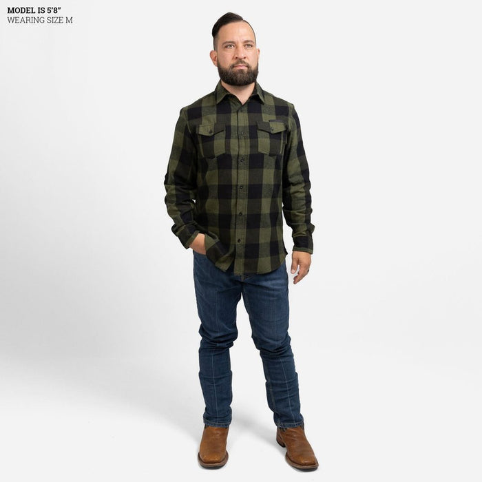 Grunt Style Men's GS Plaid Flannel - Green