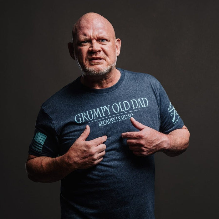 Grunt Style Grumpy Old Dad T-Shirt - Midnight Navy T-Shirt