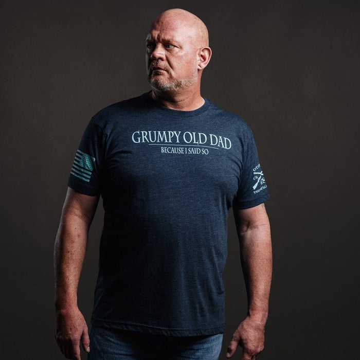 Grunt Style Grumpy Old Dad T-Shirt - Midnight Navy T-Shirt