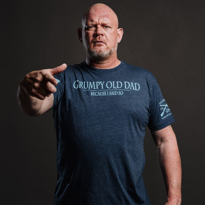 Grunt Style Grumpy Old Dad T-Shirt - Midnight Navy T-Shirt