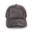 Grunt Style Flag Mesh Hat - Black Camo