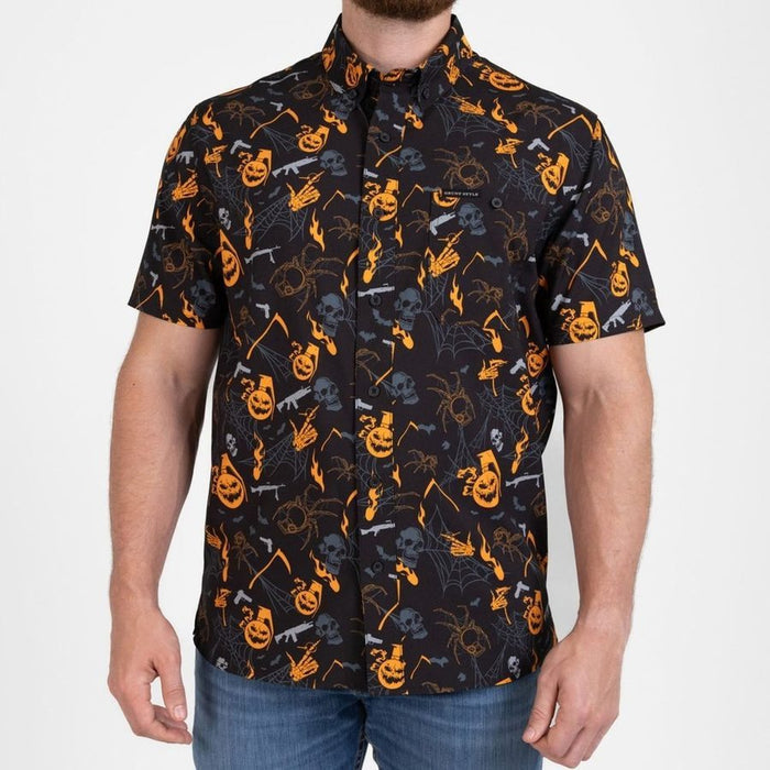 Grunt Style Hallow-Blast Button Down