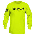 Grunt Style Handy Long Sleeve - Safety Green T-Shirt