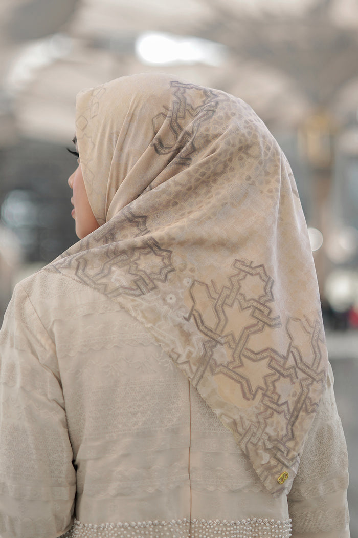 Haramain Series Satin Square - Cornsilk