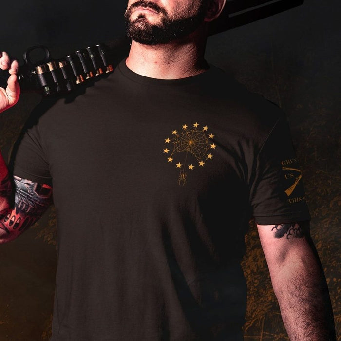 Haunted Flag T-Shirt - Black