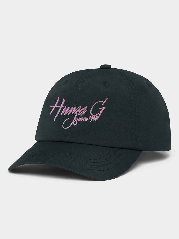 Hunza G Logo Cap - Black/Bubblegum