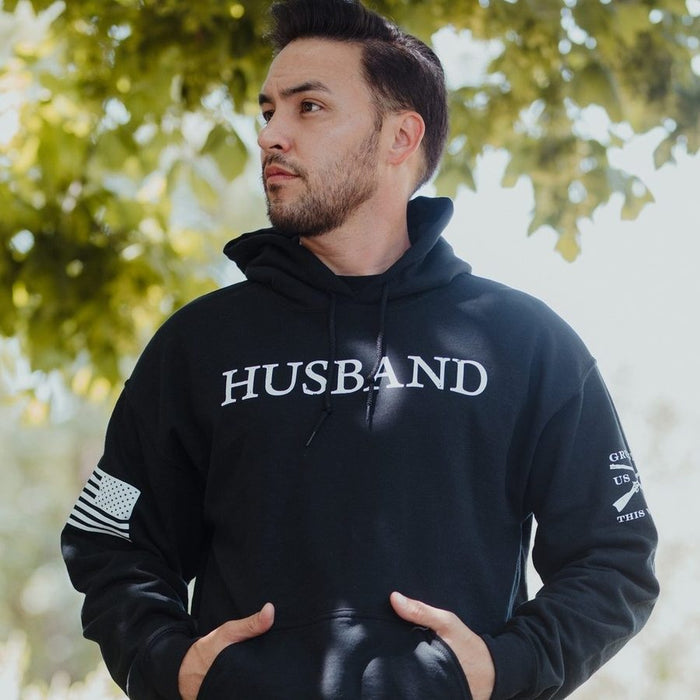 Husband Defined Hoodie - Black Mens Hoodie| Grunt Style