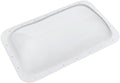 White Polycarbonate RV Skylight Dome 16x27 - Angled Top View | United RV Parts