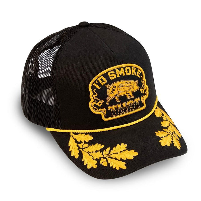 Grunt Style I'd Smoke That Mesh Hat Black