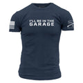 Grunt Style I'll Be In The Garage T-Shirt - Midnight Navy T-Shirt