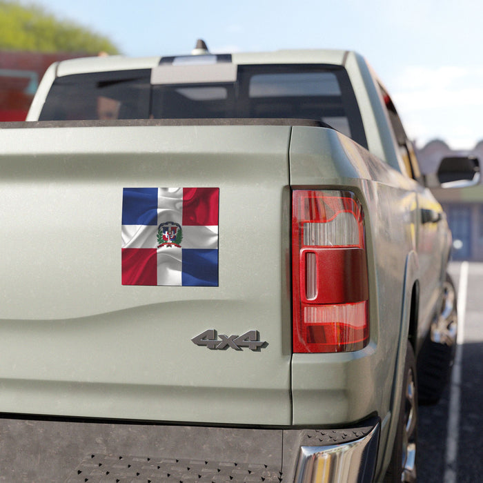 Imán para auto bandera República Dominicana