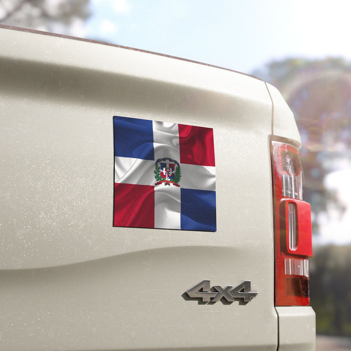 Imán para auto bandera República Dominicana