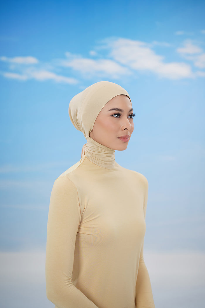 Inner Neck Tie - Almond