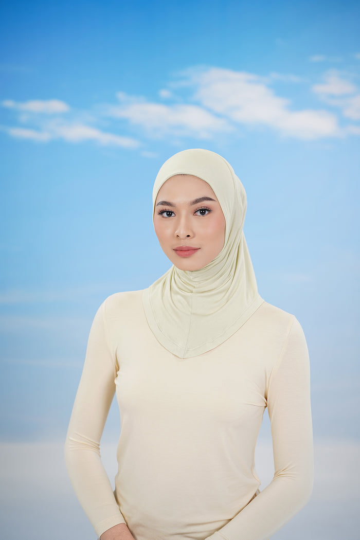 ninja inner in wood ash by buttonscarves front view