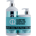 IQ Intelligent Haircare Clarifying Shampoo Twin 2 x 1000ml