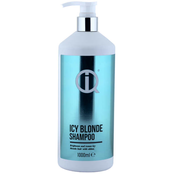 IQ Intelligent Haircare Icy Blonde Shampoo 1000ml & Mask 950ml Twin
