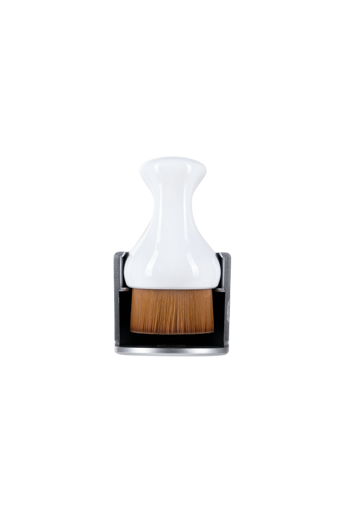 iron touch foundation brush by buttonscarves beauty front view