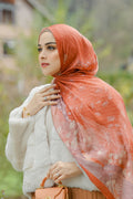 Iseltwald Satin Shawl - Amber