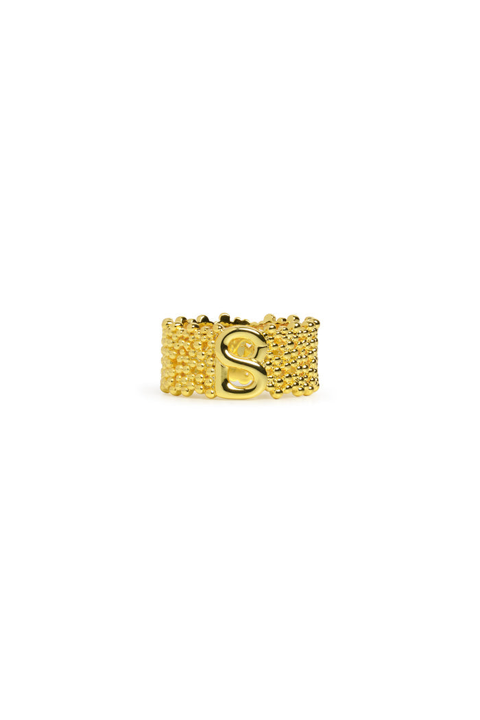 Ivy Ring Brooch - Gold